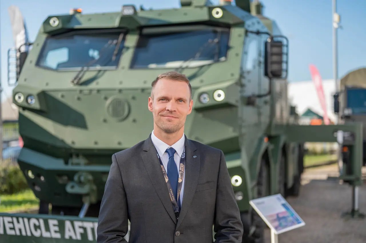 Excalibur Army dealer at a trade fair in Poland